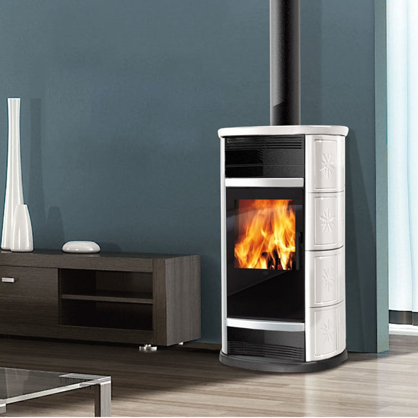 Edilkamin Big | Keramik elfenbeinfarben