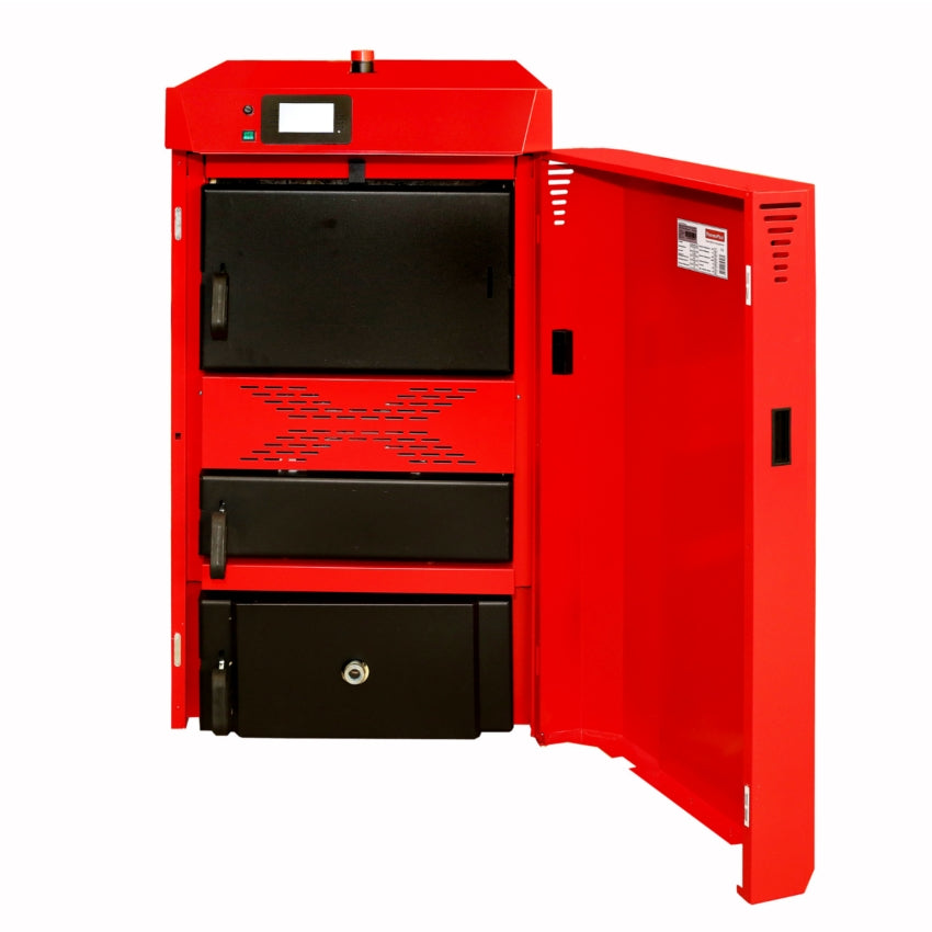 ThermoFlux Holzkessel PID Logic Lambda Plus mit 45 kW, geöffnet | Klimaworld.com