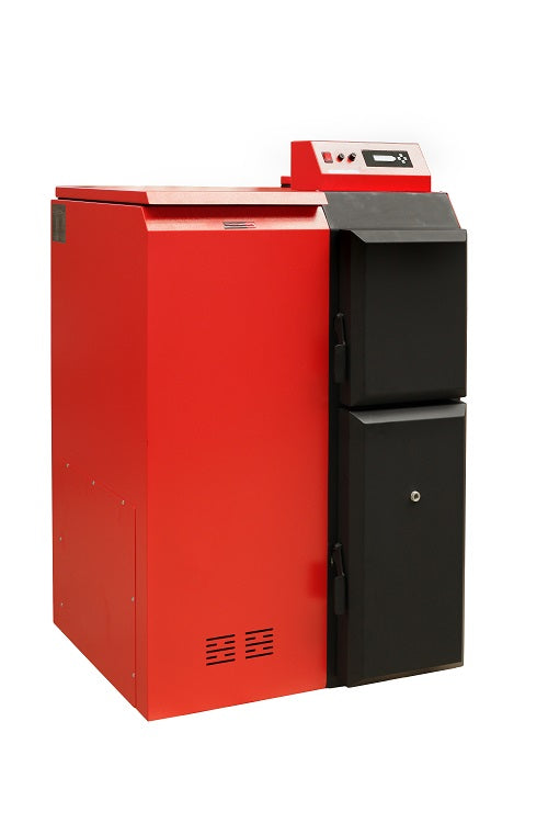 ThermoFlux Pelletheizung Pelling 25 ECO, Pelletbehälter links | Klimaworld.com
