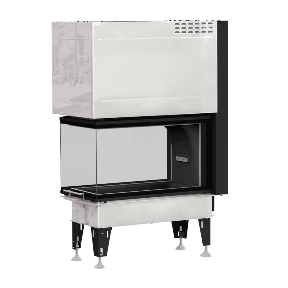 BeF Home Kamineinsatz Royal V 8 U| 8 kW | Hochschiebbare Tür 