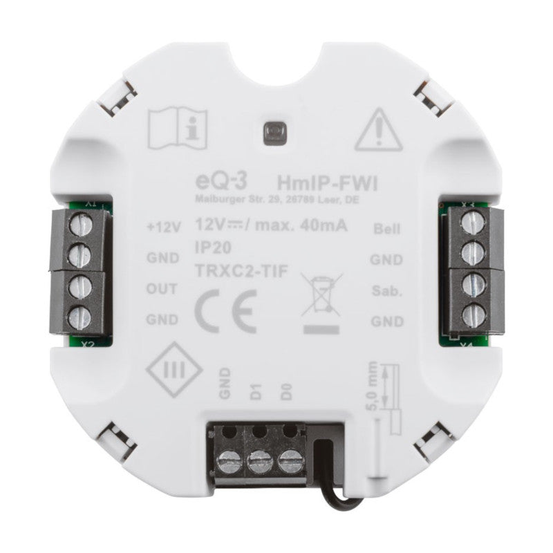 Homematic IP Wiegand Schnittstelle Unterputz | eQ-3 | HmIP-FWI ➔ www.klimaworld.com