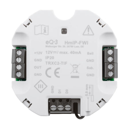 Homematic IP Wiegand Schnittstelle Unterputz | eQ-3 | HmIP-FWI ➔ www.klimaworld.com