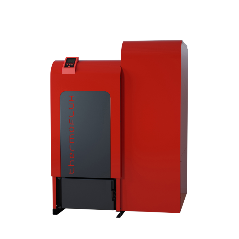 ThermoFlux Pelletkessel TF-PK-ECO-PLUS-25 mit 24 kW  und 120kg Pellettank | Klimaworld.com