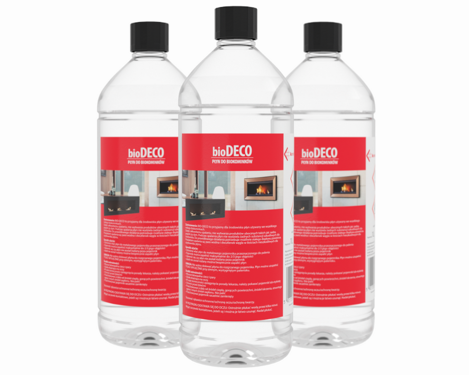 Kratki Bioethanol neutral | 3x1 Liter | BIO-DECO