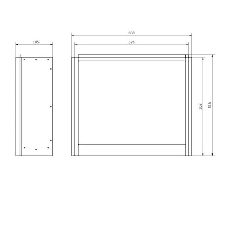 Aflamo Bio-Kamin | Einsatz Bio 60