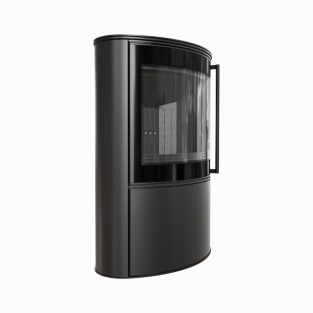 Kratki Kaminofen BJORN mit schwarzem Brennraum | klimaworld.com