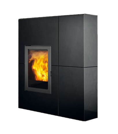 Edilkamin | Blade 12++ EVO | Verkleidung Stahl schwarz