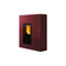 Edilkamin wasserführender Pelletofen | Blade H 23 Evo | 22,8 kW | Stahl bordeaux