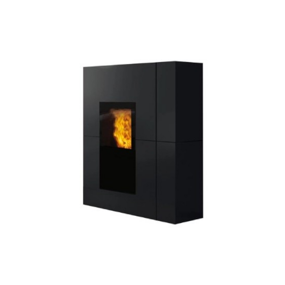 Edilkamin wasserfuehrender Kaminofen BLADE H 23 EVO, Stahl schwarz | Klimaworld.com