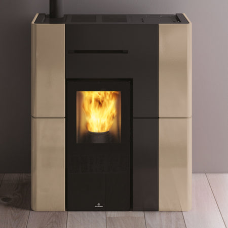 Edilkamin Pelletofen Blade H15 Keramik beige