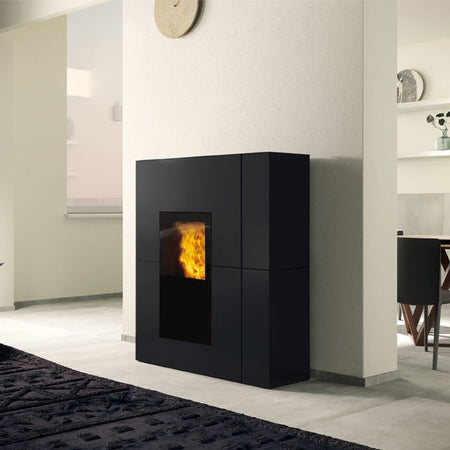 Edilkamin Pelletofen wasserführend Blade H 18 Ambientebild