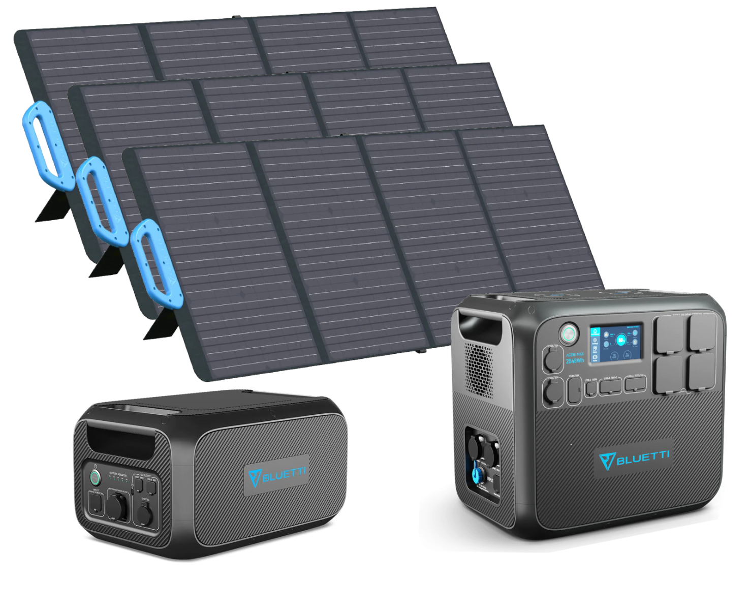 Solargenerator | AC200MAX | inkl. faltbares Solarpanel | 2200W | 2048Wh