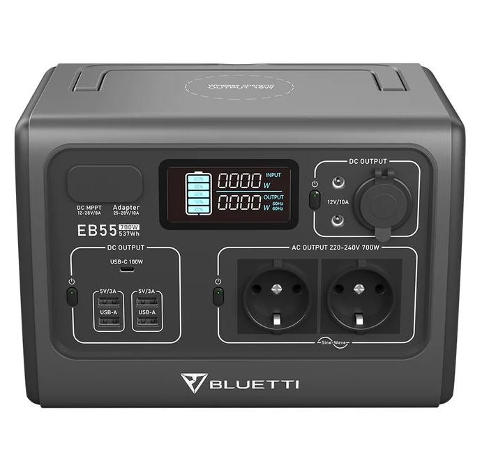 Mobile Powerstation | EB55 | grau | 700W | 537 Wh