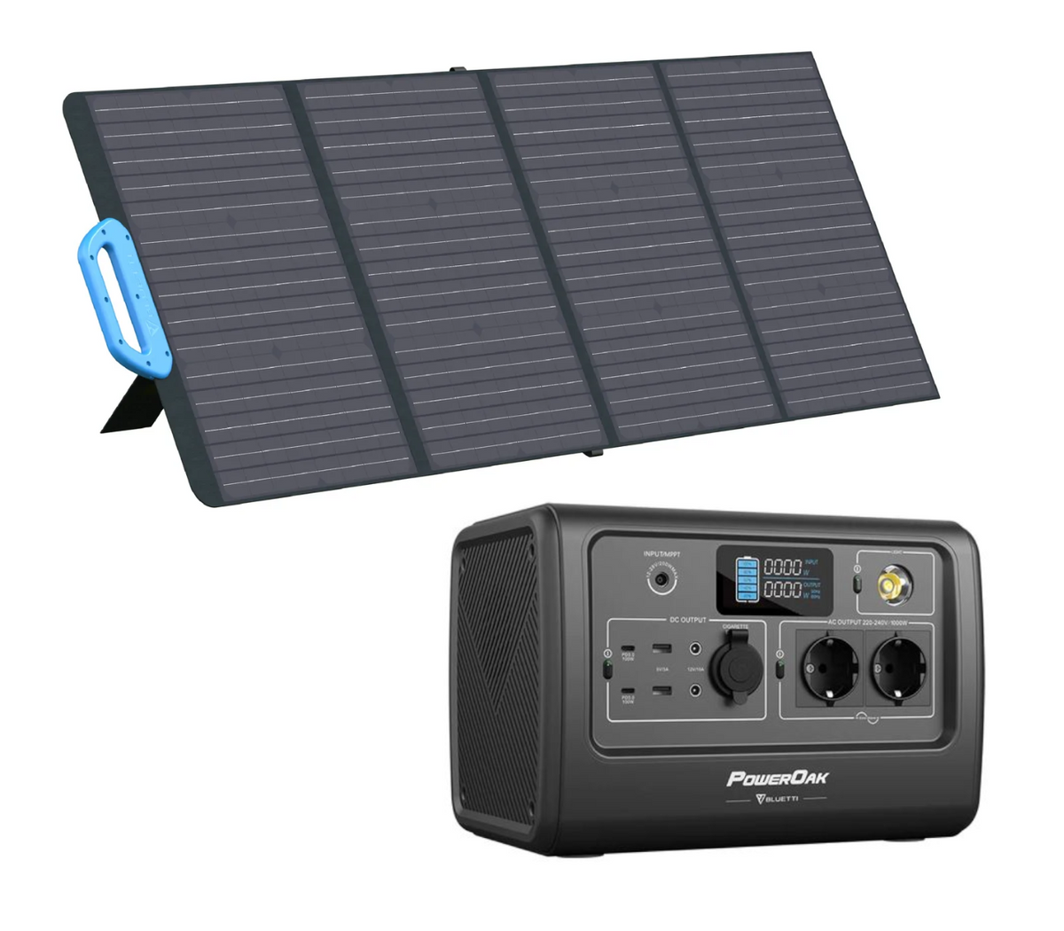 Solargenerator | EB70 | inkl. faltbares Solarpanel | 1000W | 716 Wh