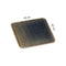 KaminoFlam Bodenblech | Altmessing | 500 x 600 mm