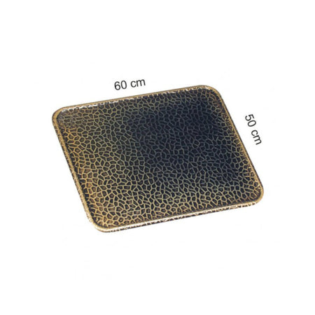 KaminoFlam | Bodenblech Altmessing 500 × 600 mm | Klimaworld.com