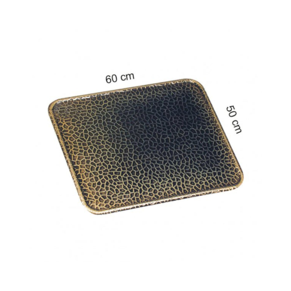 KaminoFlam | Bodenblech Altmessing 500 × 600 mm | Klimaworld.com