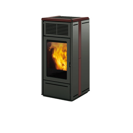 Edilkamin Pelletofen Nara2 Plus bordeaux