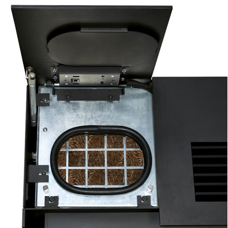 ORANIER | Boreas | Stahl Schwarz | 8 kW | Pellettank ca. 30 kg