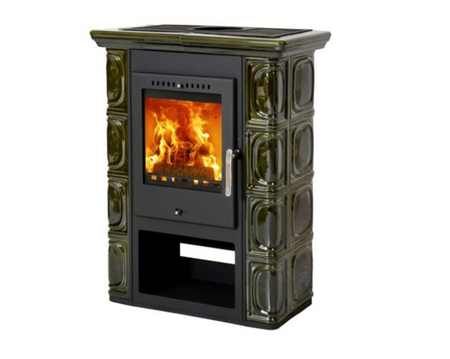 Kachelofen Thorma Borgholm olivgrün | klimaworld.com