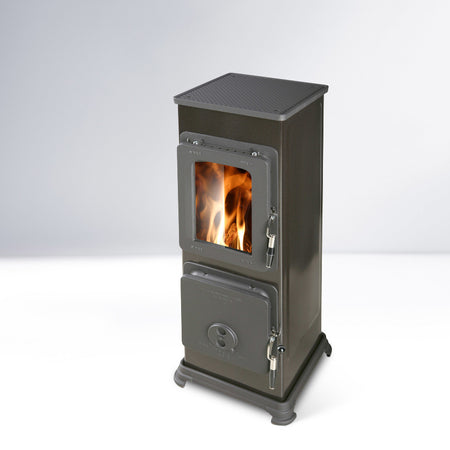 Thorma Werkstattofen Dauerbrandofen Bozen B | schwarz