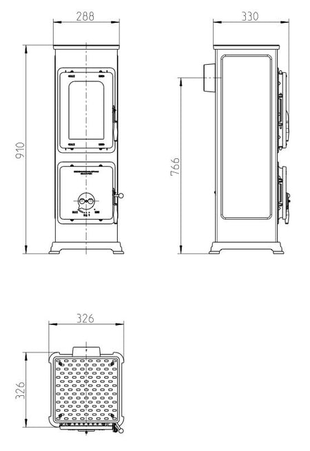 Werkstattofen Bozen Rot
