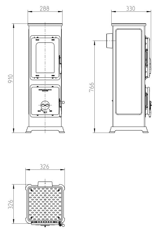 Werkstattofen Bozen Rot
