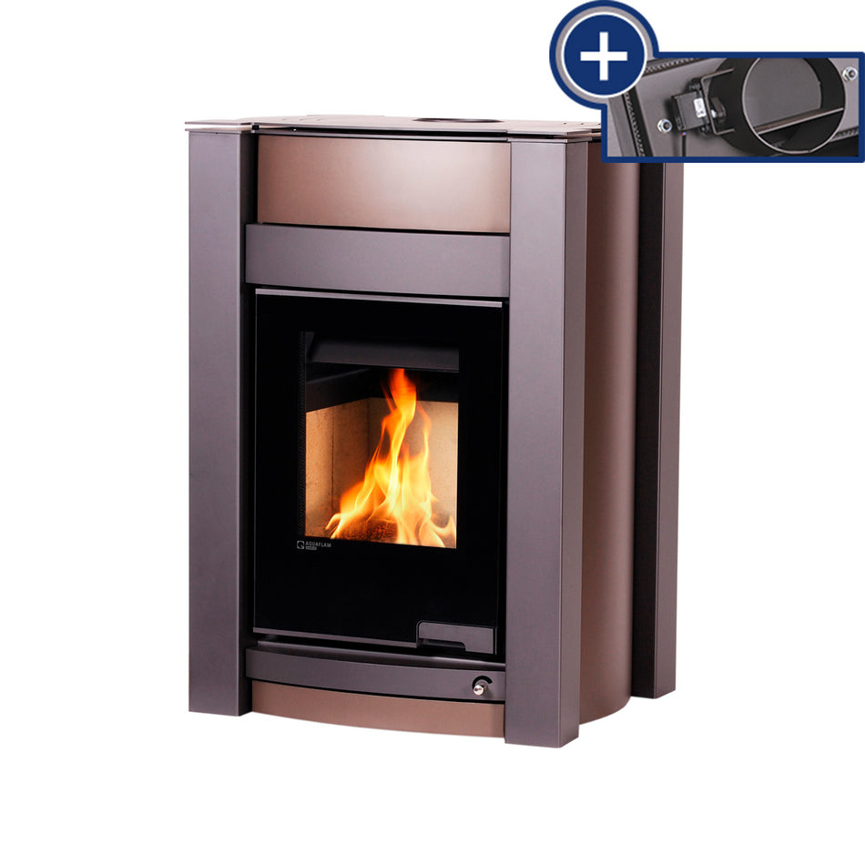 HS Flamingo | Kaminofen | Auquflam Verio | Kalmar | 11 kW ➔ Klimaworld.com