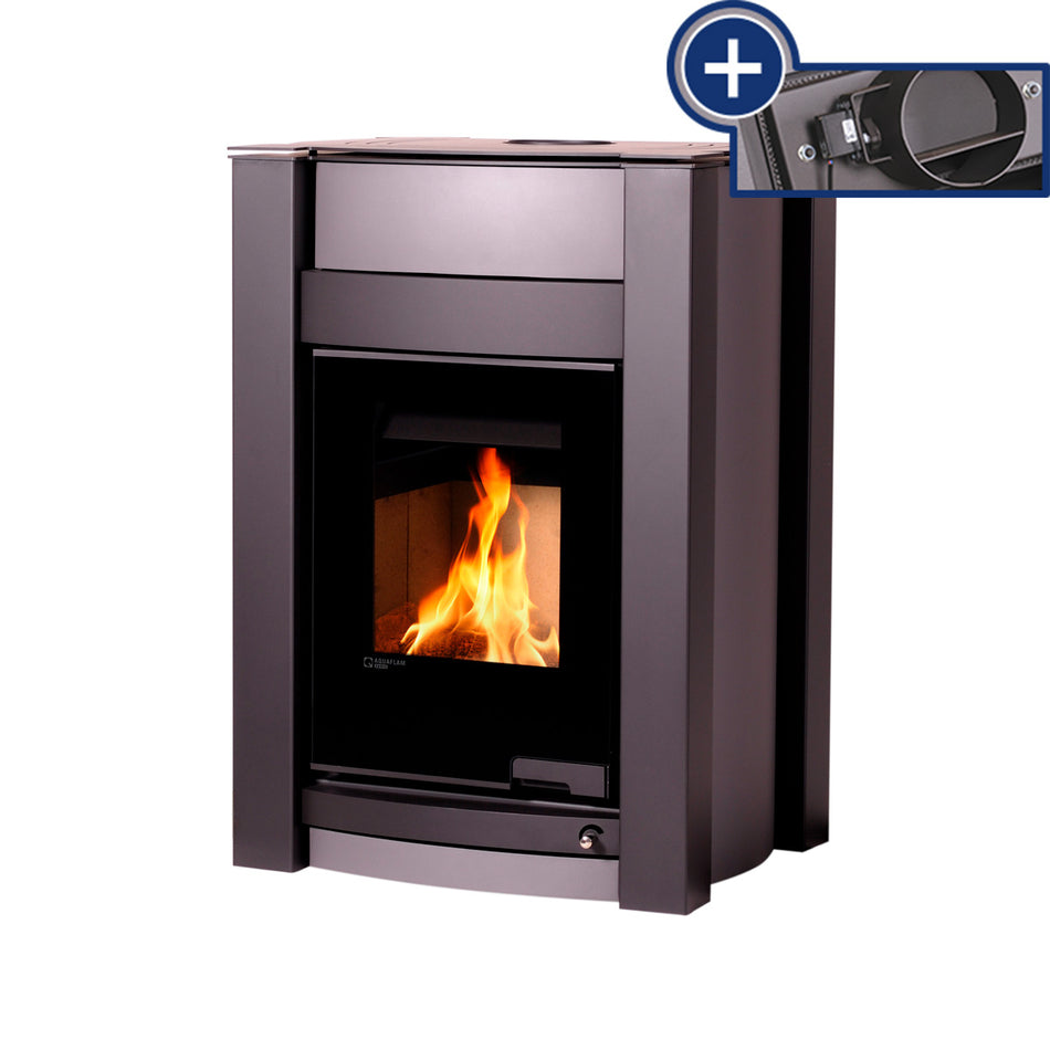 HS Flamingo | Kaminofen | Auquflam Verio | Kalmar | 11 kW ➔ Klimaworld.com