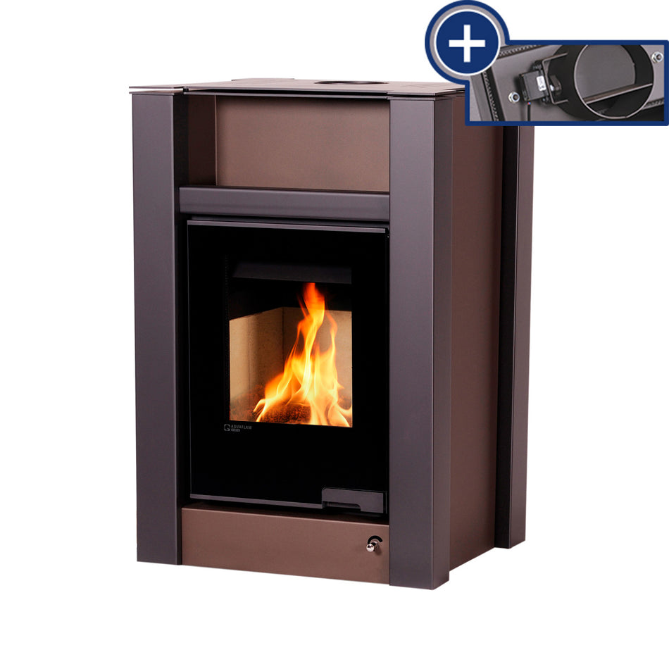 HS Flamingo | Kaminofen | Auquflam Verio | Lend | 11 kW ➔ Klimaworld.com