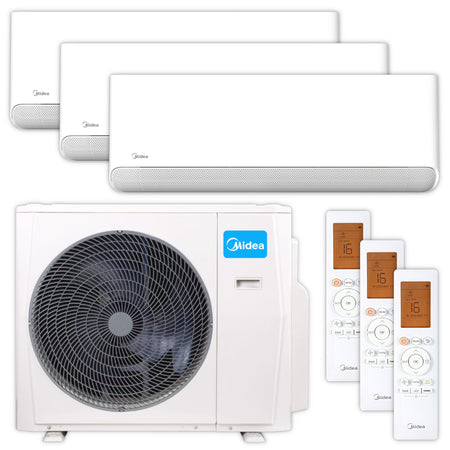 MIDEA Multisplit Klimaanlage Set BreezelessE | 3 Wandgeräte | klimaworld.com