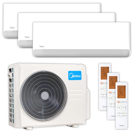 MIDEA | Klima-Set BreezelessE | 2 × 2,7 kW + 3,5 kW