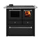 BRUNO® | Küchenofen Bruno Nadja Anthrazit  / Rauchrohr links | 6,3 kW