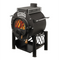 Werkstattofen Bruno® Romantik Mini | mit Kochplatte und Ständer | 9 kW
