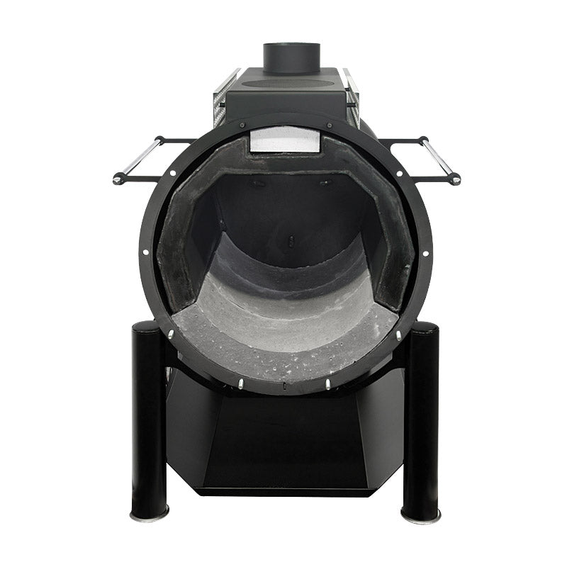 Bruno 00 Luftheizofen Techno Warmluft Speicherofen Frontansicht