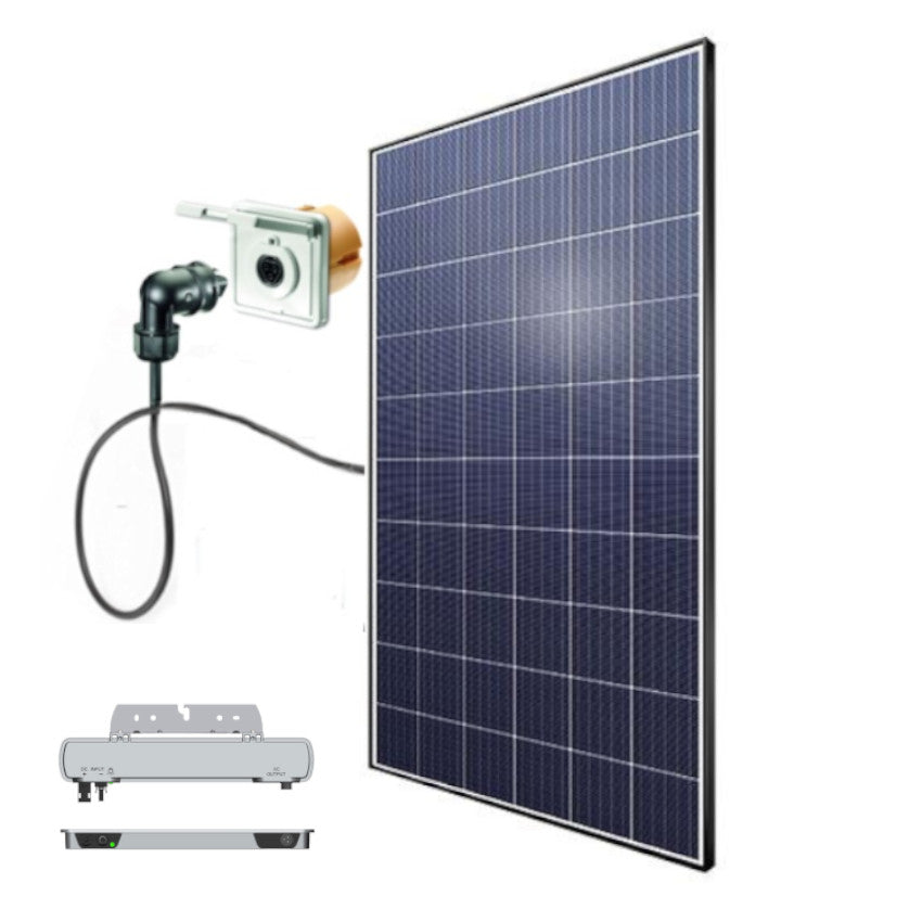 Minisolar | Balkon Solar | Mono Single 310 W |mit Micro-Wechselrichter
