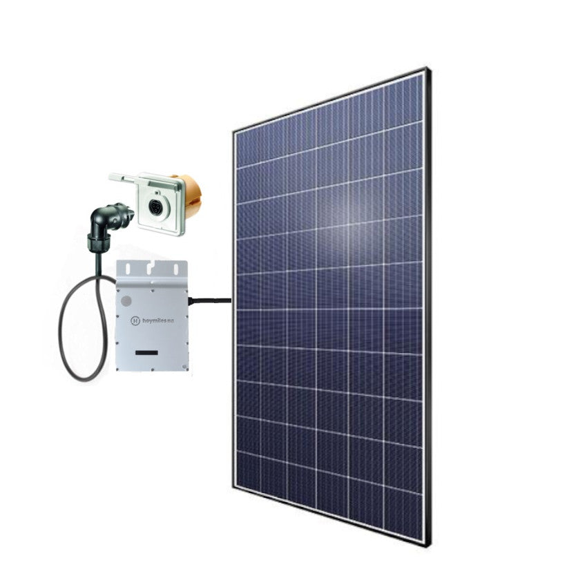 Minisolar | Balkon Solar | Mono Single 320 W | mit Micro-Wechselrichter