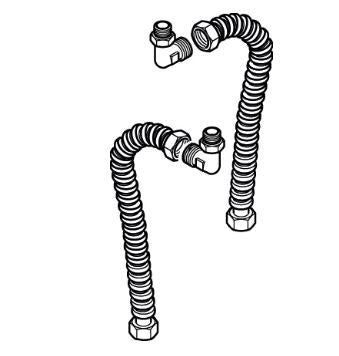 Buderus Verrohrung-HK U-flex Speicher unten