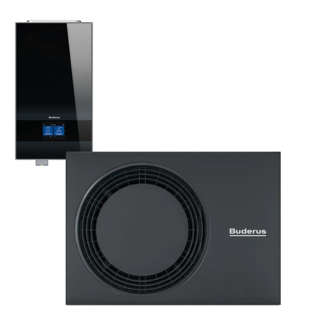 Buderus Luft/Wasserwärmepumpe im SetM WLW186i-10 AR E WLW186I-12 E, WLW-10 MB AR, MX300 | Klimaworld.com