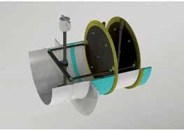 Doppelklappe - Doppelklappensystem mit 125mm Anschlussstutzen
