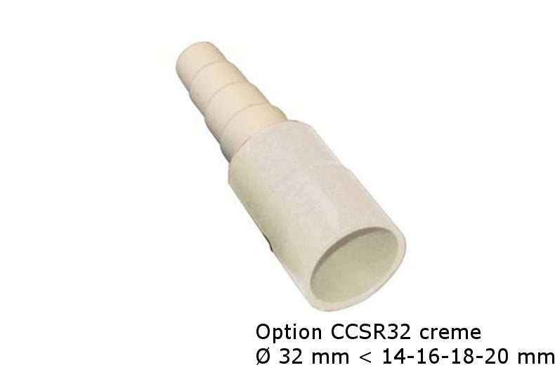 Verbindungsstück creme 32mm