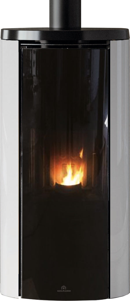 Edilkamin Pelletofen Celia ATC Glas Weiß Magic | klimaworld.com