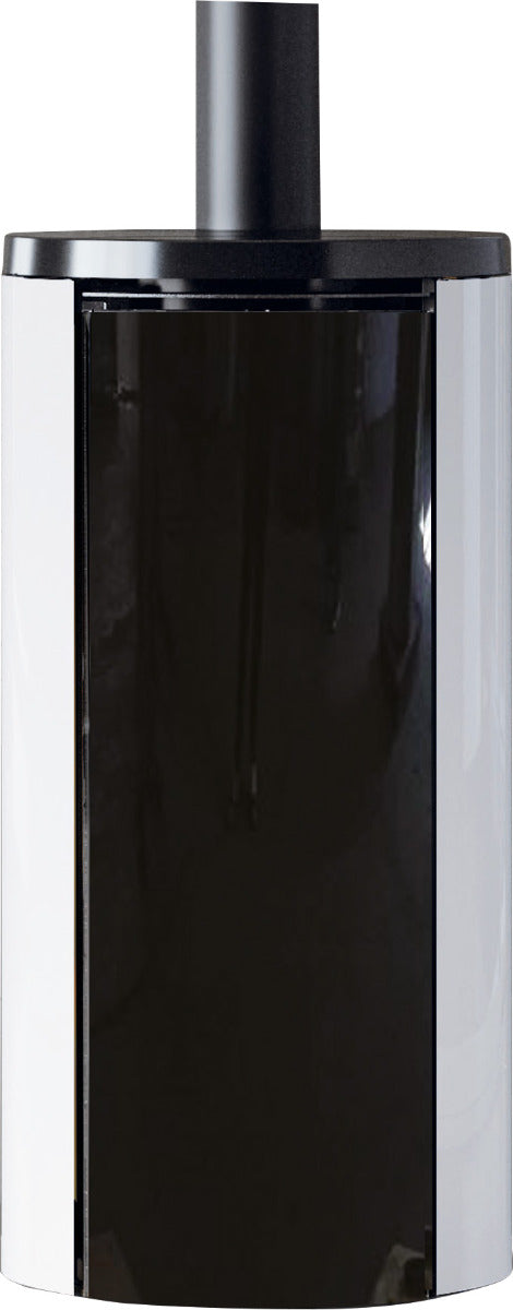 Edilkamin Pelletofen Air TIght C Magic Glas Weiß, ausgeschalteter Ofen