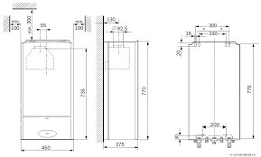 Junkers CERAMINI ZSR 5/10-7 KE 21, Schornsteingerät, 10 kW ✔