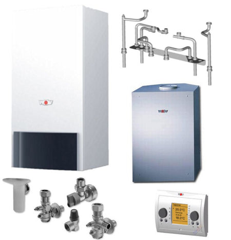 Gasheizung Wolf Paket CGG-2-24, 18kW Heiztherme inkl. CSW-120 Speicher