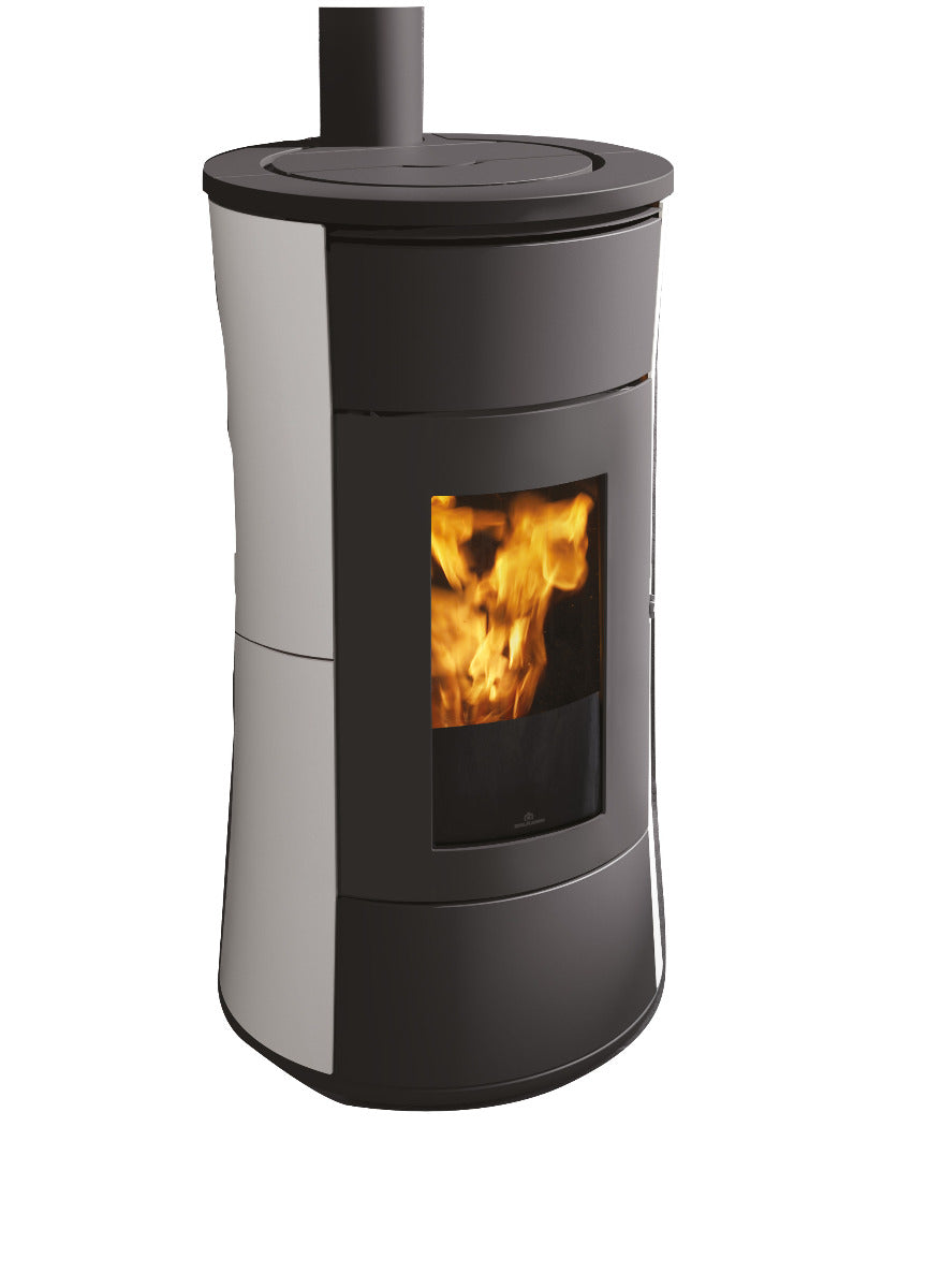 Edilkamin Cherie 11 Evo ATC Stahl mattweiß