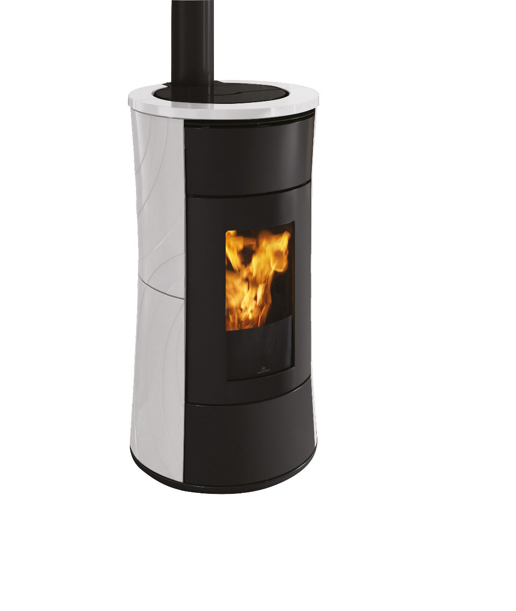 Edilkamin Cherie 9 Evo ATC Keramik weiß