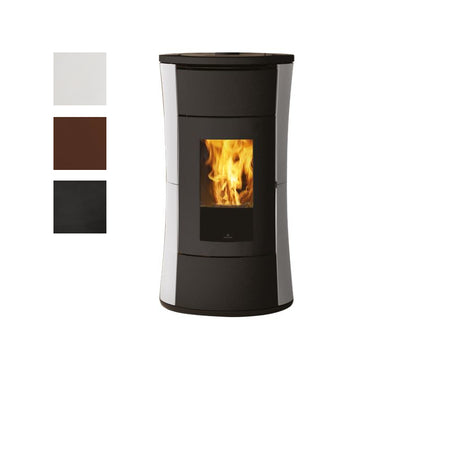 Edilkamin Pelletofen Cherie H Evo Stahl weiß