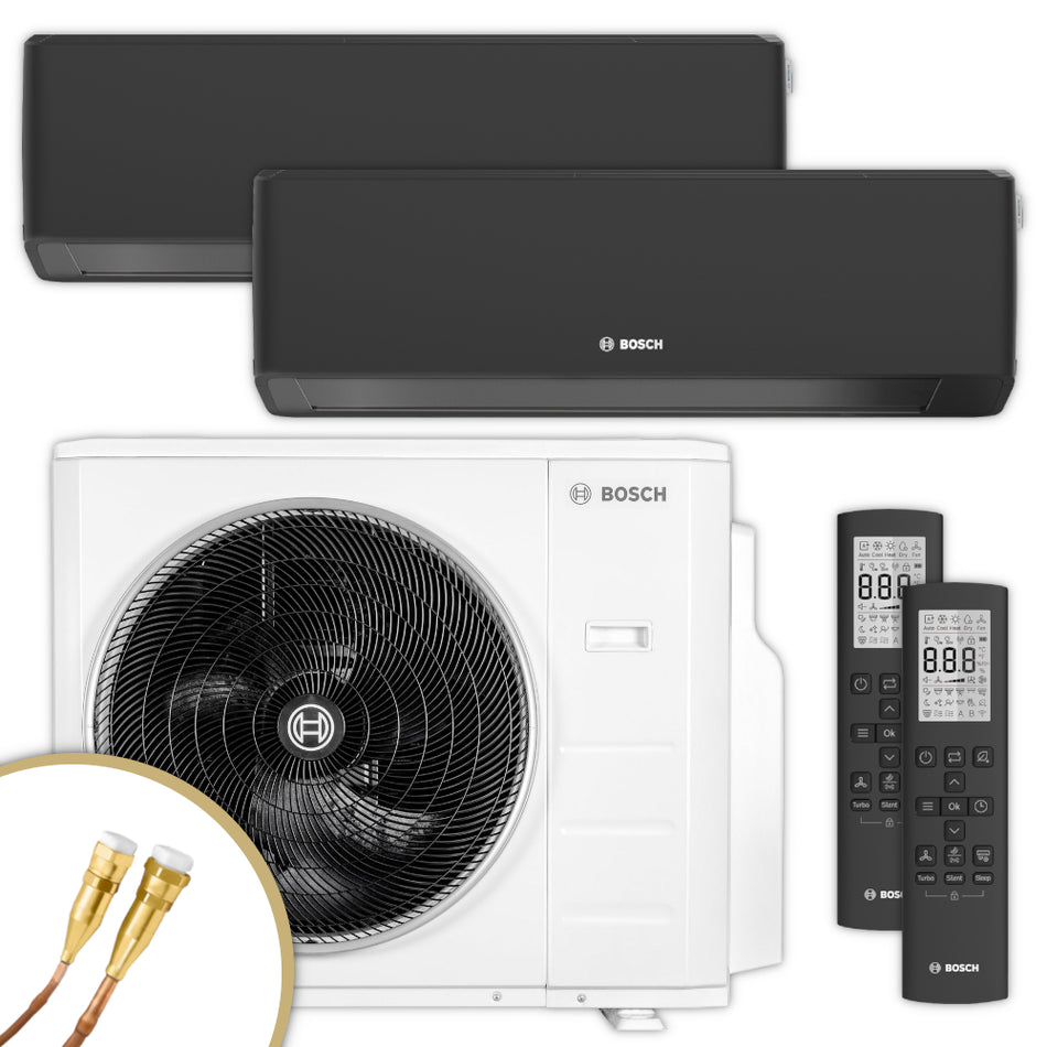 BOSCH Multisplit Klimaanlage Set Climate 7000 M | 3,4 kW + 3,4 W | klimaworld.com