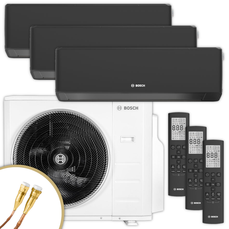 BOSCH Multisplit Klimaanlage Set Climate 7000 M | 3 Wandgeräte | klimaworld.com